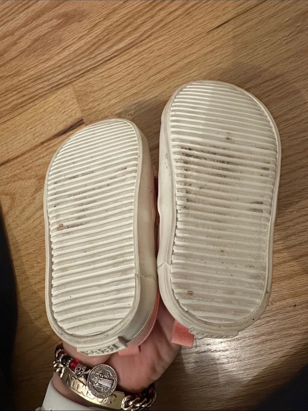 Old Navy Peach Slip-On Canvas Sneakers for Kids